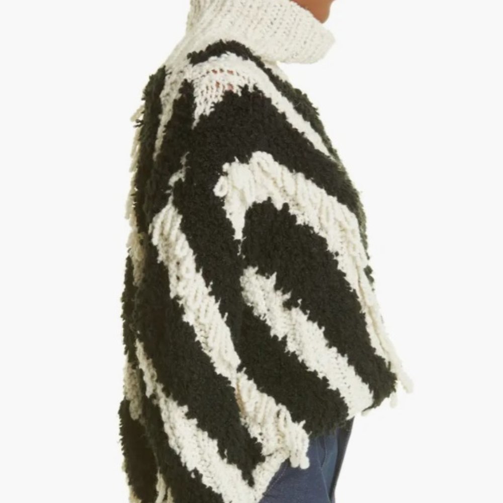 Zimmermann Women Cosmic Stripe Wool Blend Turtleneck Sweater Sz 2 US 6-8 NWT - Picture 7 of 7